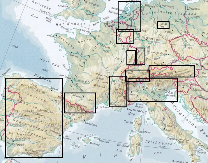 map Europe